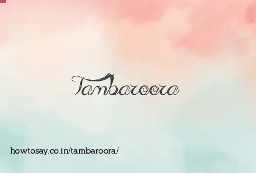 Tambaroora
