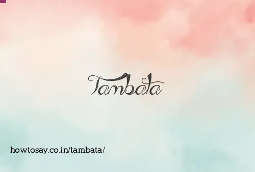 Tambata