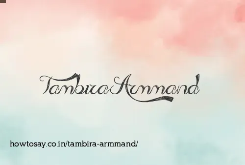 Tambira Armmand