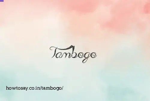 Tambogo
