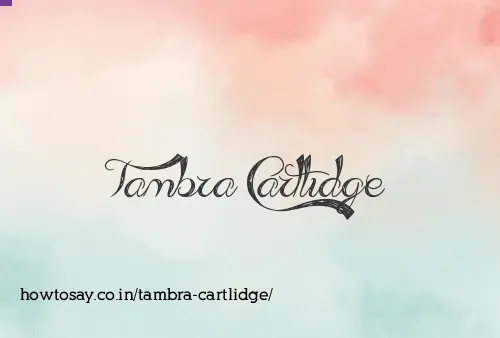 Tambra Cartlidge