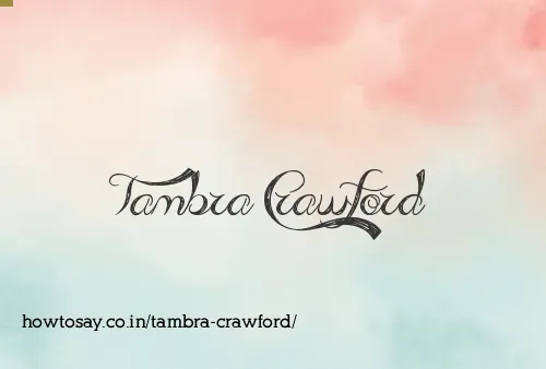 Tambra Crawford