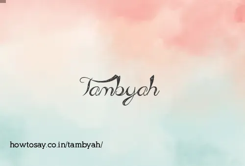 Tambyah