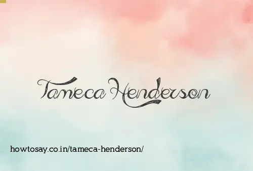 Tameca Henderson
