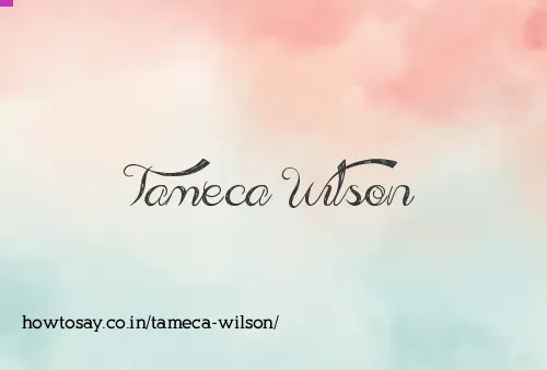 Tameca Wilson