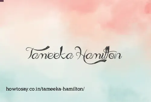 Tameeka Hamilton