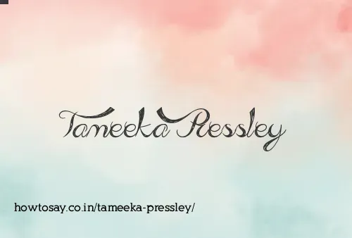 Tameeka Pressley