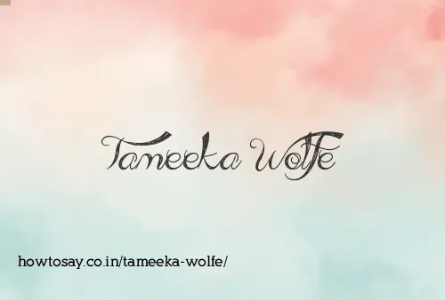 Tameeka Wolfe