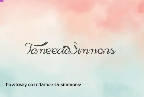 Tameeria Simmons