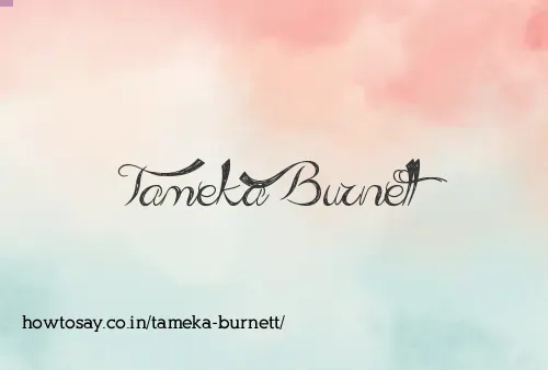 Tameka Burnett