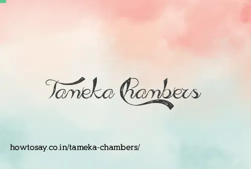 Tameka Chambers