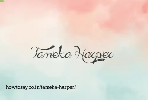 Tameka Harper