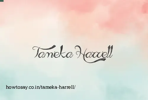 Tameka Harrell