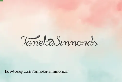 Tameka Simmonds