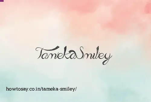 Tameka Smiley