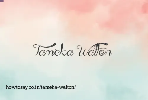 Tameka Walton