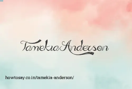 Tamekia Anderson
