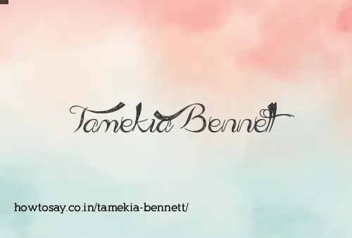 Tamekia Bennett
