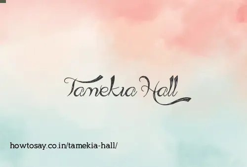 Tamekia Hall