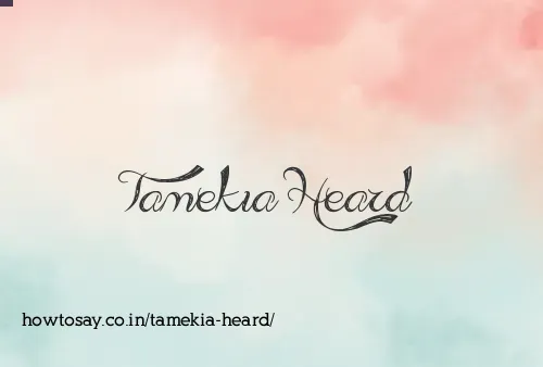 Tamekia Heard
