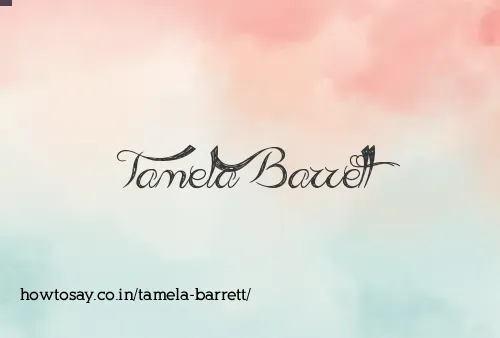 Tamela Barrett