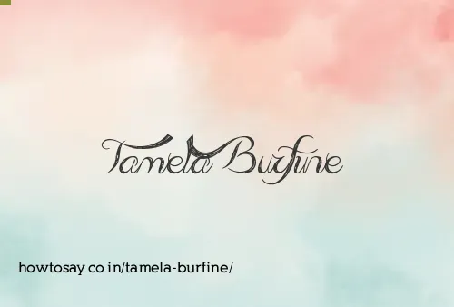 Tamela Burfine
