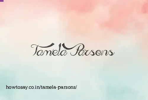 Tamela Parsons