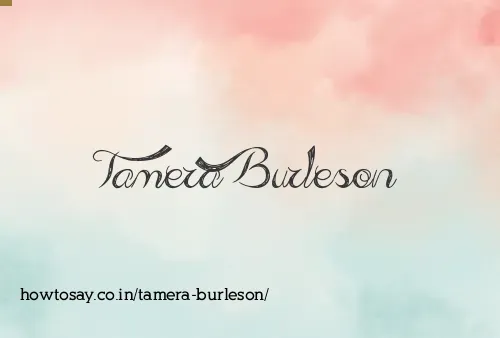 Tamera Burleson