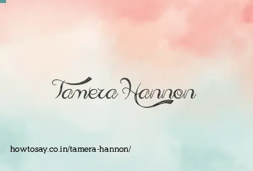 Tamera Hannon