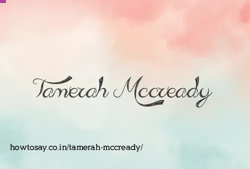 Tamerah Mccready