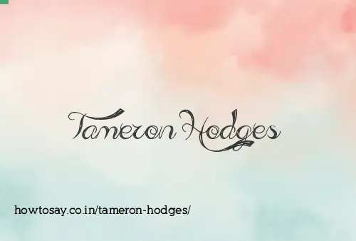 Tameron Hodges
