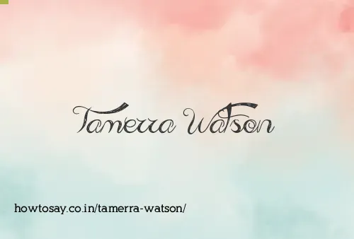 Tamerra Watson
