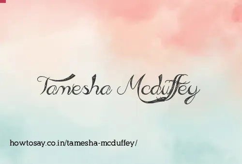 Tamesha Mcduffey