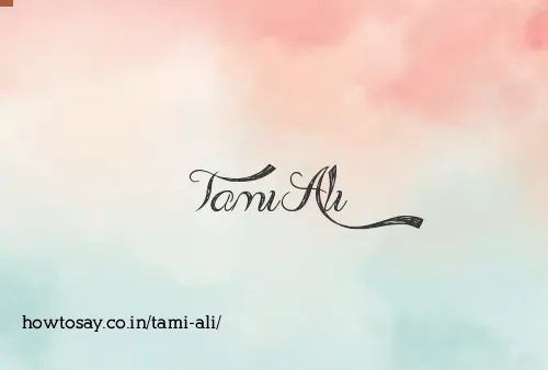Tami Ali
