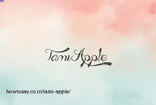 Tami Apple