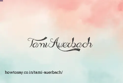 Tami Auerbach