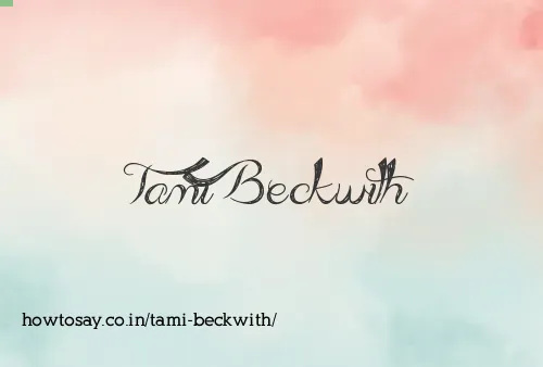 Tami Beckwith