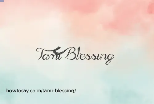 Tami Blessing
