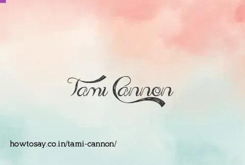 Tami Cannon