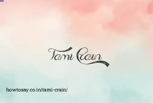 Tami Crain