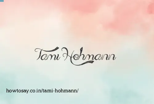 Tami Hohmann