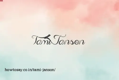 Tami Janson