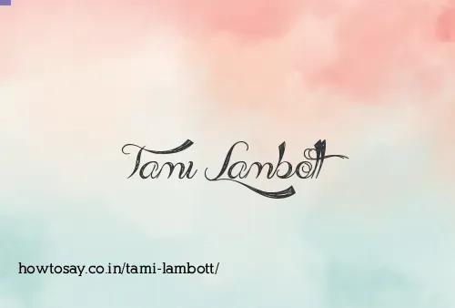 Tami Lambott