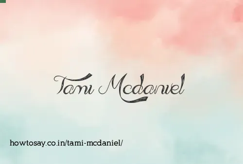 Tami Mcdaniel