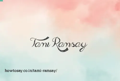 Tami Ramsay