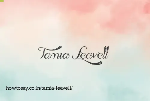 Tamia Leavell