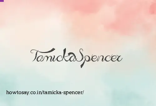 Tamicka Spencer