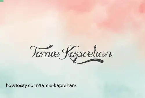 Tamie Kaprelian