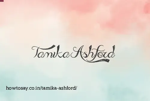 Tamika Ashford