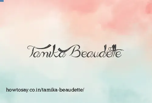 Tamika Beaudette